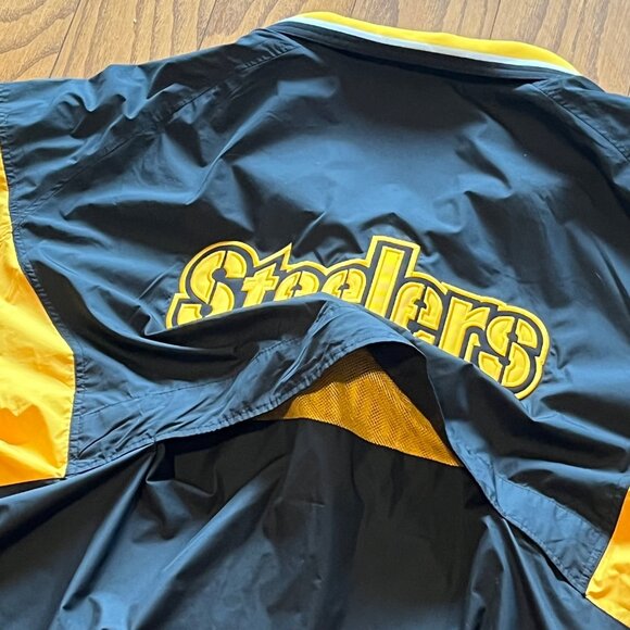 10 signatures 70s  NFL Steelers  4XL Team Jacket Black/Gold Football Fan Collect - Picture 8 of 14